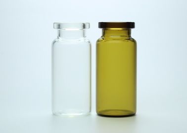 fiole utilisée médicinale transparente ou ambre de 10ml de Borosilicate de tube de verre
