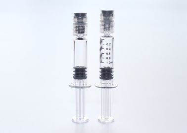 Approbation préremplie par verre neutre de la CE de capacité de la seringue 1ml d'astuce de serrure de Luer