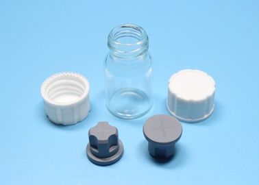 couvercles à visser en plastique du blanc pp de 18mm utilisés pour la bouteille en verre filetée