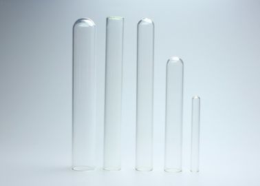 OIN adaptée aux besoins du client de couleur d'espace libre de taille de tubes à essai en verre de Borosilicate diplôméee
