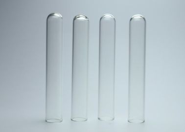 couleur transparente en verre de tubes à essai 3ml de 10*75mm avec le fond rond