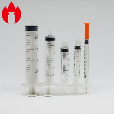 le volume liquide de seringue de médecine de seringue en plastique jetable vide de 1ml 2ml 3ml 5ml 10ml
