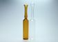 Ampoules injectables en verre vides transparentes/capacité ambre de la couleur 10ml