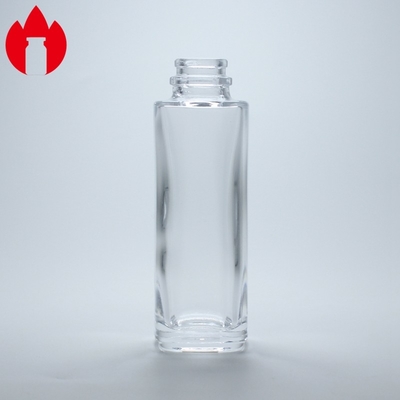 Bouteille en verre de parfums cosmétiques transparents ronds de 30 ml