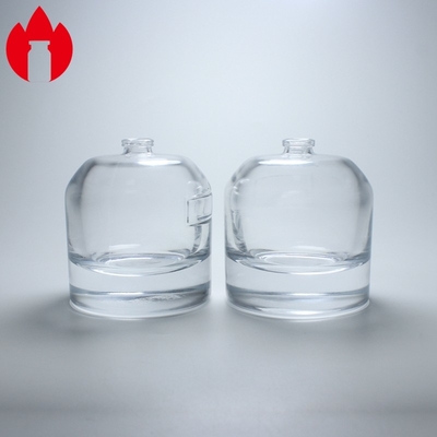 Bouteille en verre moulé pour parfum cosmétique transparent de 90 ml