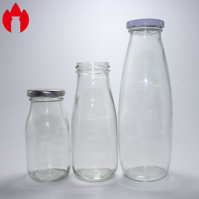 Flacon de verre vide pour le lait