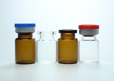 5ml pharmaceutiques les fioles en verre se dégagent ou de mini lyophilisations ambres avec le chapeau