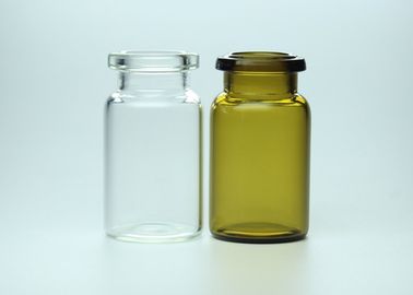 6ml se dégagent ou les fioles pharmaceutiques ambres de tube de verre de Borosilicate