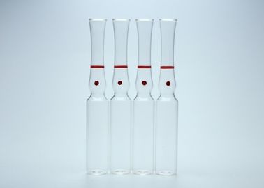 Fioles en verre d'injection médicale, capacité vide des fioles 2ml de médecine d'espace libre