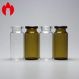 fiole utilisée médicinale transparente ou ambre de 10ml de Borosilicate de tube de verre