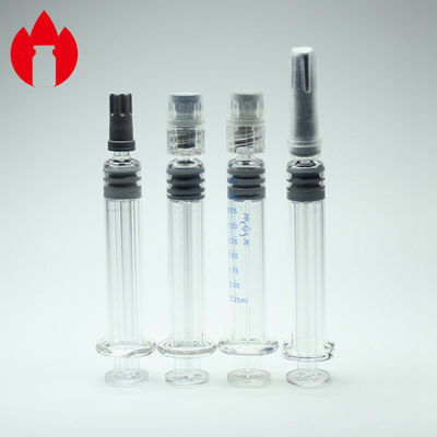 serrure neutre de Luer de seringue en verre de Borosilicate 2.25ml pour médical et cosmétique