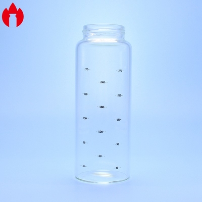 Bouteille d'eau en verre à haute teneur en borosilicate