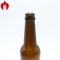 Bouteille en verre de bière ambrée de 330 ml en verre sodocalcique