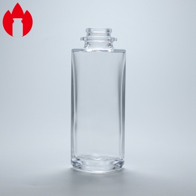 Bouteille en verre de parfums cosmétiques transparents ronds de 30 ml
