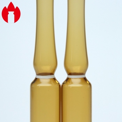 Ampoule en verre 1 ml à 20 ml Ampoule en verre vide, claire ou ambrée pour injection Pharma