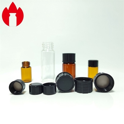 Capsules en plastique à vis à filetage en PP noir de 13 mm à 18 mm