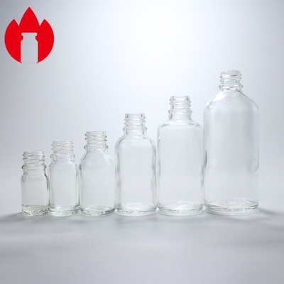 Bouteille en verre d' huile essentielle cosmétique sur mesure de 5 ml à 100 ml avec bouchon de goutte-à-goutte