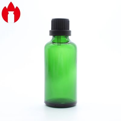 50ml Flacon en verre pour huile essentielle cosmétique verte