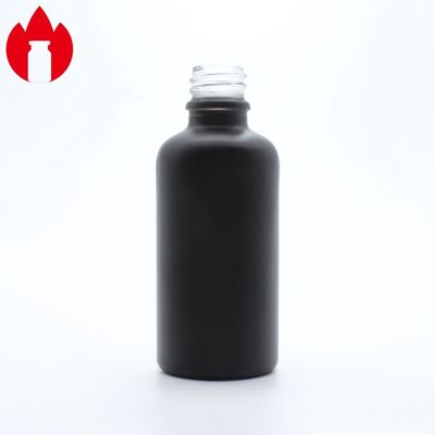 Bouteille en verre cosmétique d' huile essentielle bleu vert ambrée transparente 50 ml