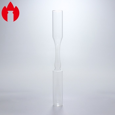 Les ampoules en verre pharmaceutiques dactylographie, conteneur d'ampoule transparent/couleur de Brown