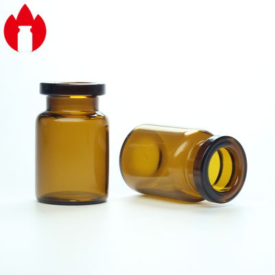 5ml pharmaceutiques les fioles en verre se dégagent ou de mini lyophilisations ambres avec le chapeau