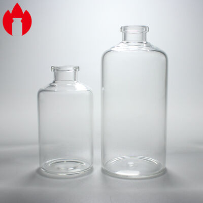 Flacon en verre borosilicaté pharmaceutique transparent de 50R 50ml