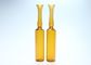 Type ambre matériel neutre en verre de Borosilicate de capacité vide des ampoules en verre 10ml de C