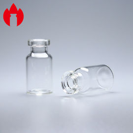 Matériel transparent ou de Brown de tube de verre des fioles 2ml de capacité de Borosilicate en verre