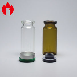 fiole utilisée médicinale transparente ou ambre de 10ml de Borosilicate de tube de verre