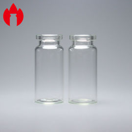 La norme chinoise 10ml dégagent la bouteille vide de cou de cuir embouti de fioles en verre d'une dose unique