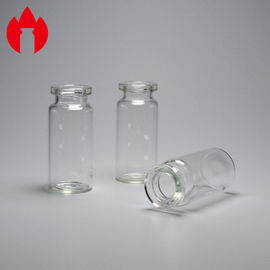 La norme chinoise 10ml dégagent la bouteille vide de cou de cuir embouti de fioles en verre d'une dose unique