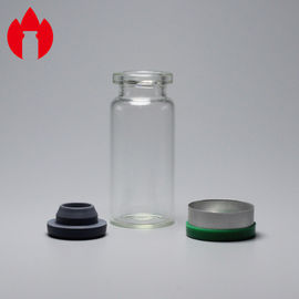 La norme chinoise 10ml dégagent la bouteille vide de cou de cuir embouti de fioles en verre d'une dose unique