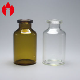 Dessus en verre médicinal de cuir embouti de fioles d'injection vide et fiole à bouchon vissable