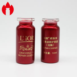 La bouteille en verre de la fiole 1-50ml cosmétique a adapté la taille aux besoins du client avec imprimer l'estampillage de /Hot
