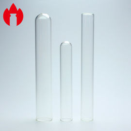 Tubes à essai en verre minuscules fond plat rond/pour l'équipement de laboratoire