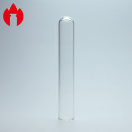 couleur transparente en verre de tubes à essai 3ml de 10*75mm avec le fond rond