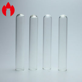 couleur transparente en verre de tubes à essai 3ml de 10*75mm avec le fond rond