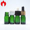 Fioles à bouchon vissable essentielles cosmétiques vertes de l'huile 5ml