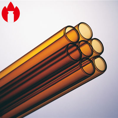 Tubes en verre borosilicate ambre, récipients en verre borosilicate médicinal
