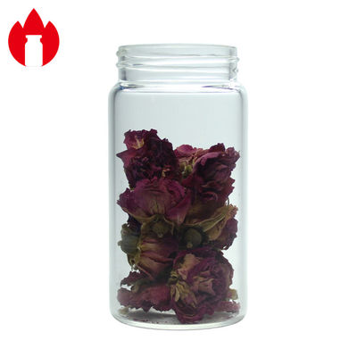3,3 fiole résistante à la chaleur de vis de bouche de bouteille en verre de haut Borosilicate grande