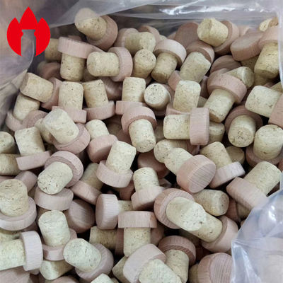 Petit type en bois adapté aux besoins du client de flaque de liège de fiole non pour des fioles de bouteille en verre