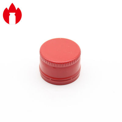 Caps de câble en aluminium à vis rouge de 20 mm avec joints en PE