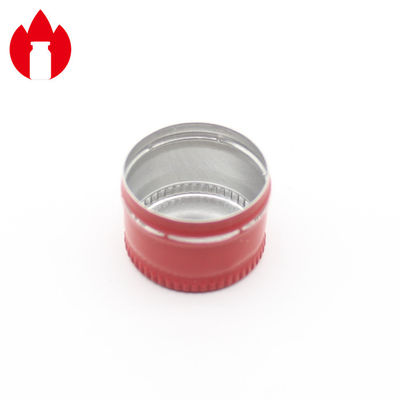Caps de câble en aluminium à vis rouge de 20 mm avec joints en PE