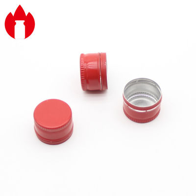 Caps de câble en aluminium à vis rouge de 20 mm avec joints en PE