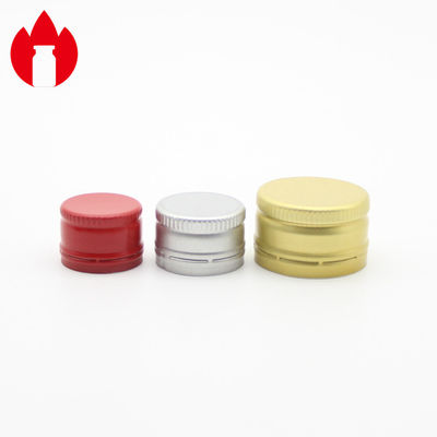20 mm 22 mm 25 mm 28 mm Caps en aluminium à l'épreuve de pilfer pour bouteille à vis