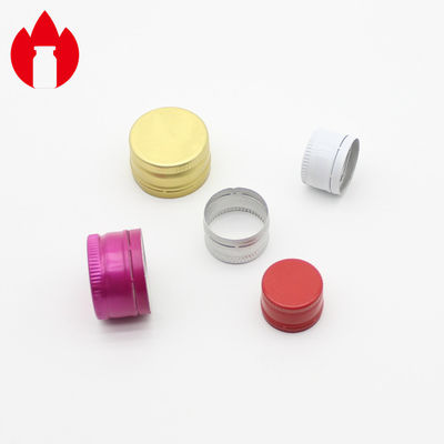 20 mm 22 mm 25 mm 28 mm Caps en aluminium à l'épreuve de pilfer pour bouteille à vis