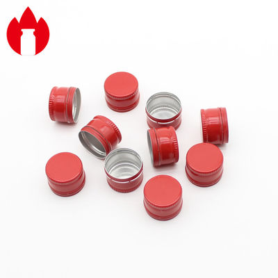 Caps de câble en aluminium à vis rouge de 20 mm avec joints en PE