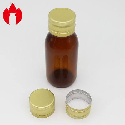 Bouteille en verre liquide à l' oralité, fermeture anti-piller, bouchons en aluminium de 28 mm