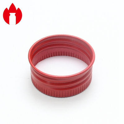 Couvercles à visser en aluminium formés ronds 18mm 24mm 28mm avec la couleur multiple
