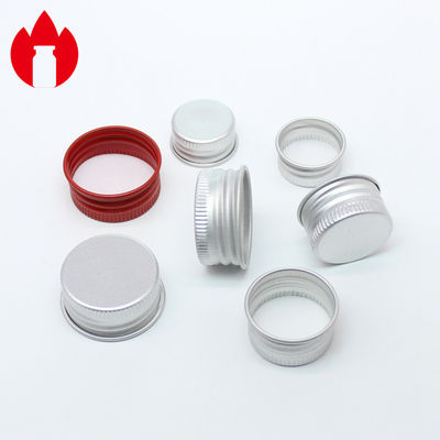 Couvercles à visser en aluminium formés ronds 18mm 24mm 28mm avec la couleur multiple
